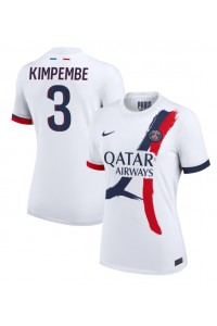 Fotbalové Dres Paris Saint-Germain Presnel Kimpembe #3 Dámské Venkovní Oblečení 2024-25 Krátký Rukáv